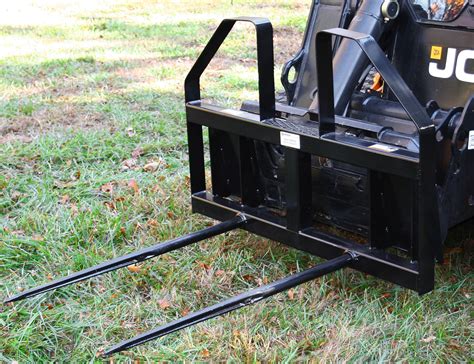 hay spears for case 1845c skid steer|skid steer spear attachment.